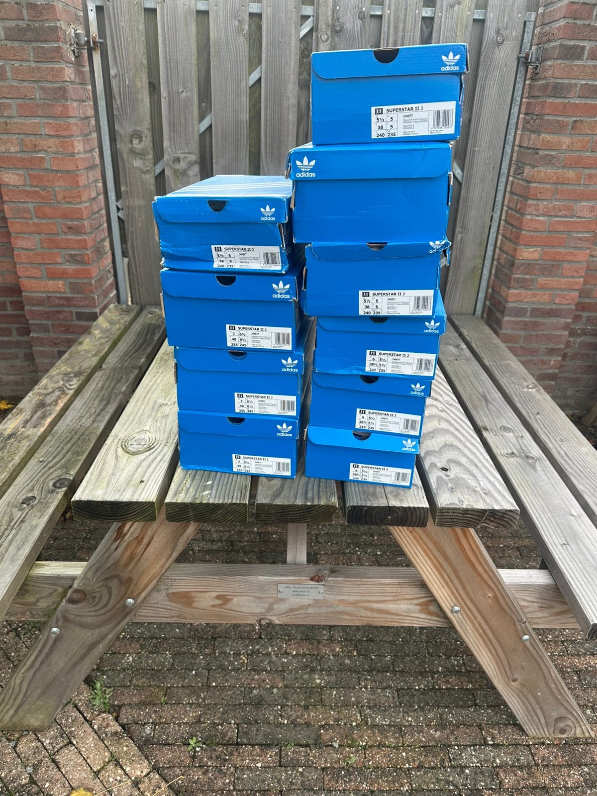 Restpartij Adidas superstars nieuw met prijskaartje, Ophalen, Zwart, Overige typen, Nieuw