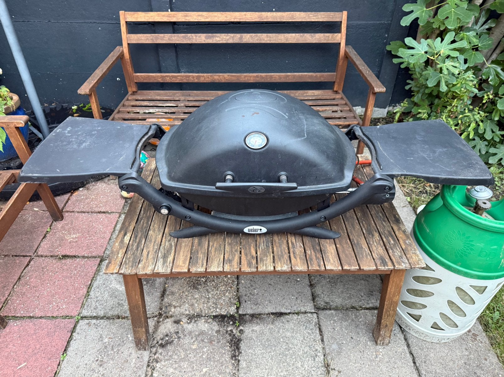 Weber gasbarbecue, Tuin en Terras, Ophalen, Gebruikt