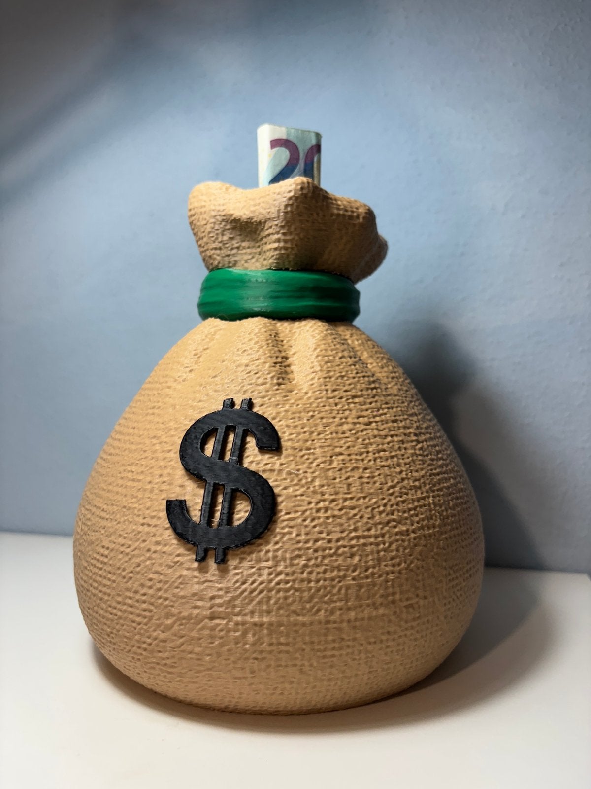 Spaarpot geldzak | originele spaarpot | cadeau geld sparen, Ophalen of Verzenden, Nieuw, Kunststof, Overige thema's