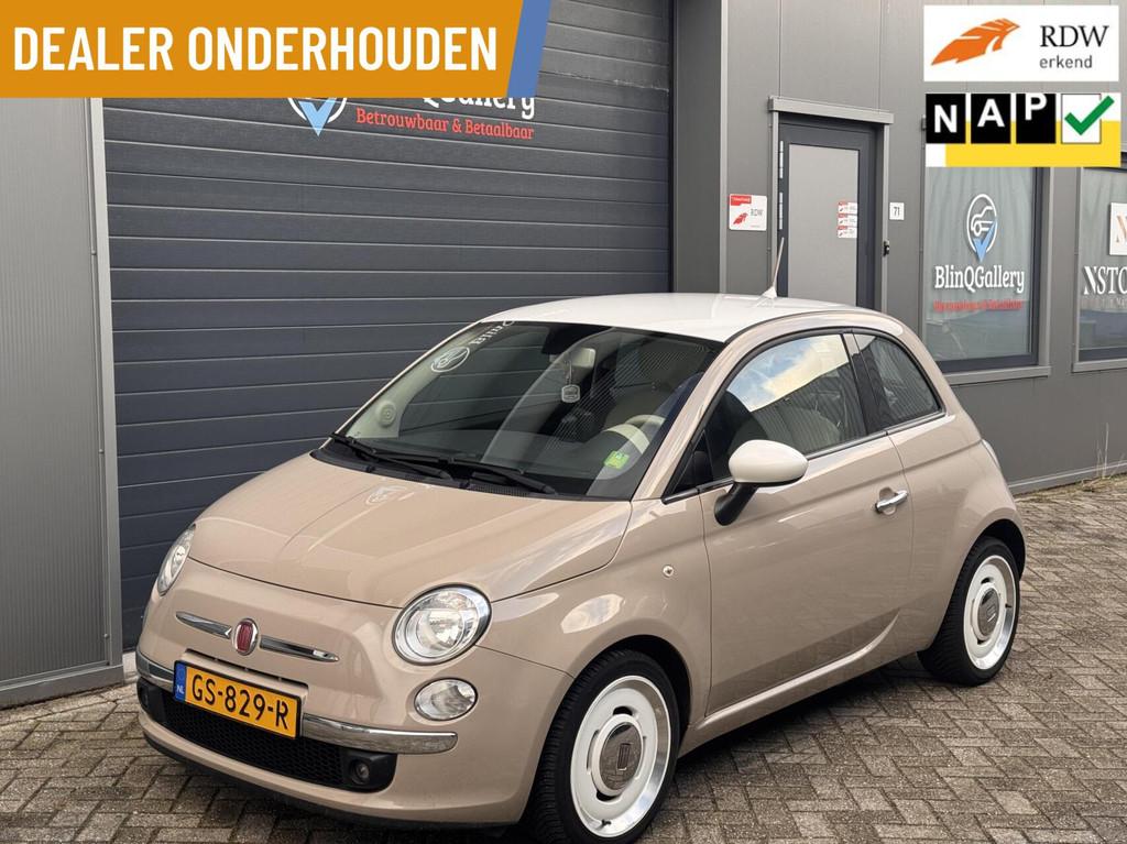 Fiat 500 0.9 TwinAir Turbo Vintage '57| Nw Apk| Virtua, Voorwielaandrijving, Gebruikt, Bruin, 905 kg