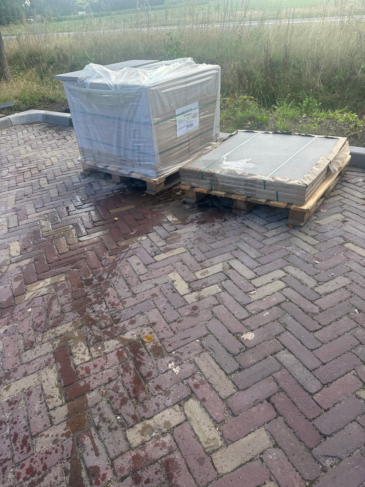 Piet Boon Taupe Tegels 90x90x3.0 - 16.2 m2, Ophalen, 60 cm of meer, Keramiek, Nieuw