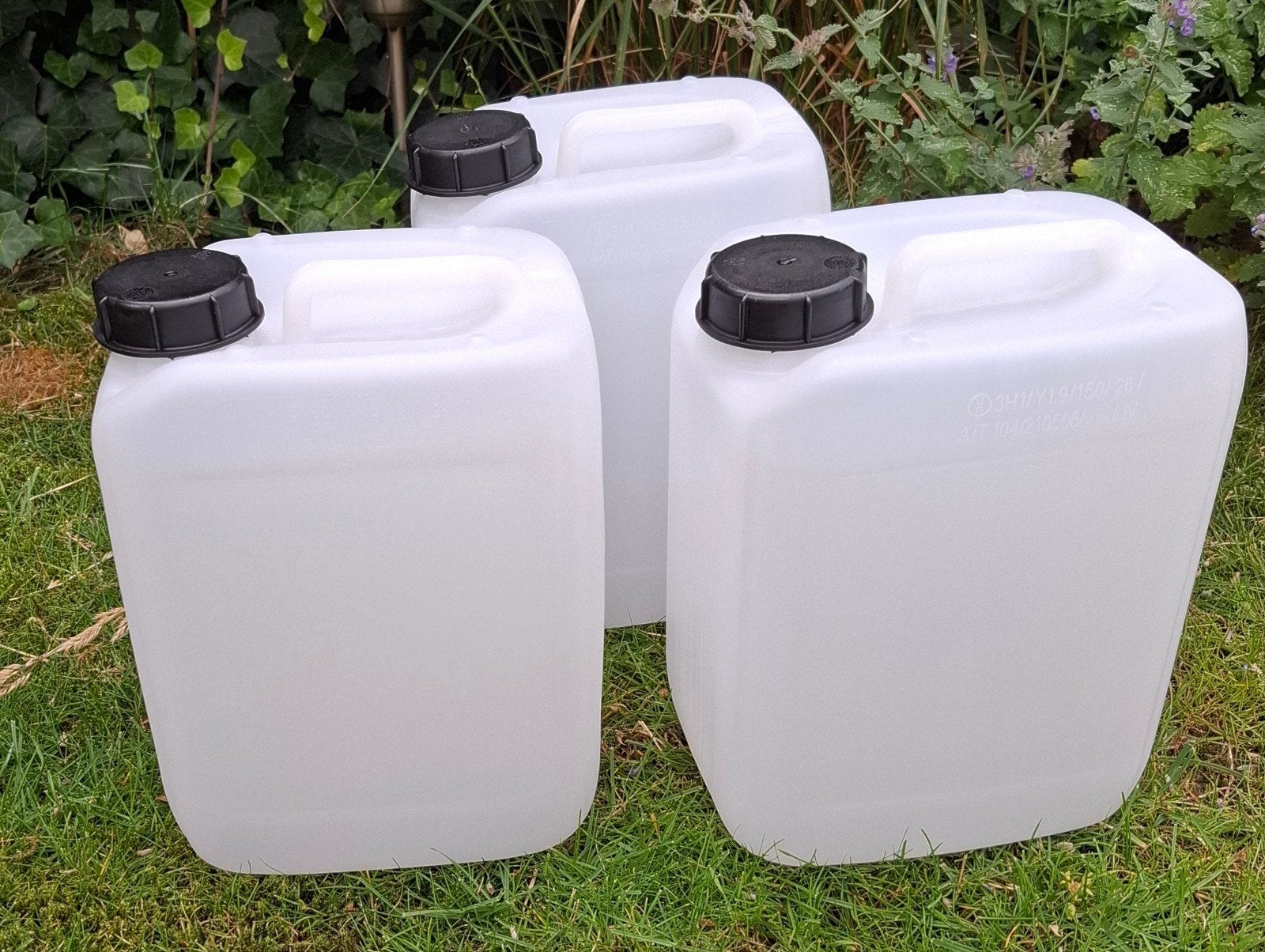 Lege jerrycans 5 liter, Minder dan 75 liter, Ophalen