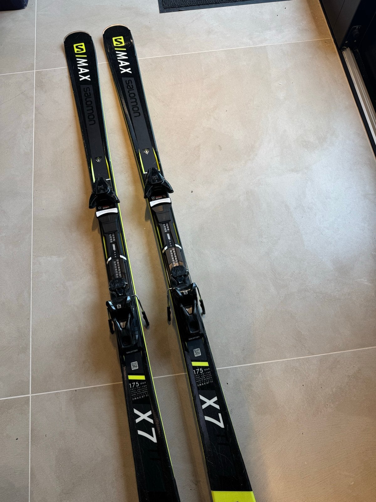 Salomon S/MAX X7 Ti Ski's 175 cm met bindingen, Ophalen, 160 tot 180 cm, Salomon, Zo goed als nieuw