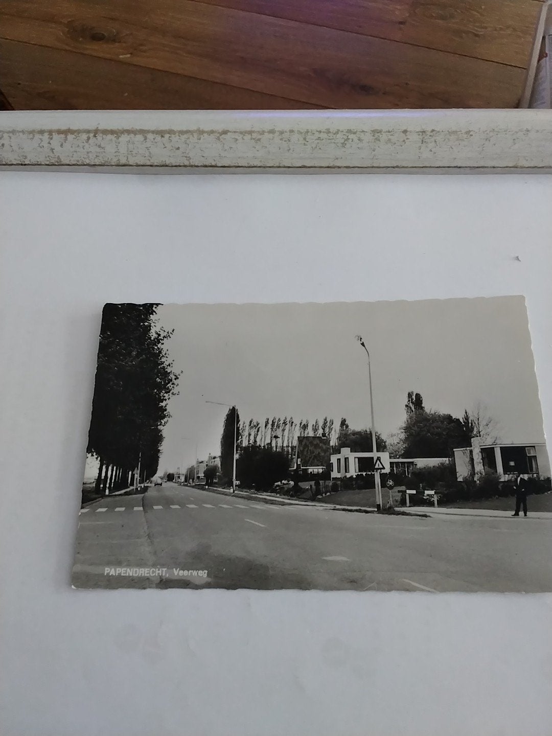 Oude Ansichtkaart Papendrecht Veerweg Zwart-Wit HEMA, Verzamelen, Ophalen of Verzenden, 1960 tot 1980, Ongelopen, Zuid-Holland