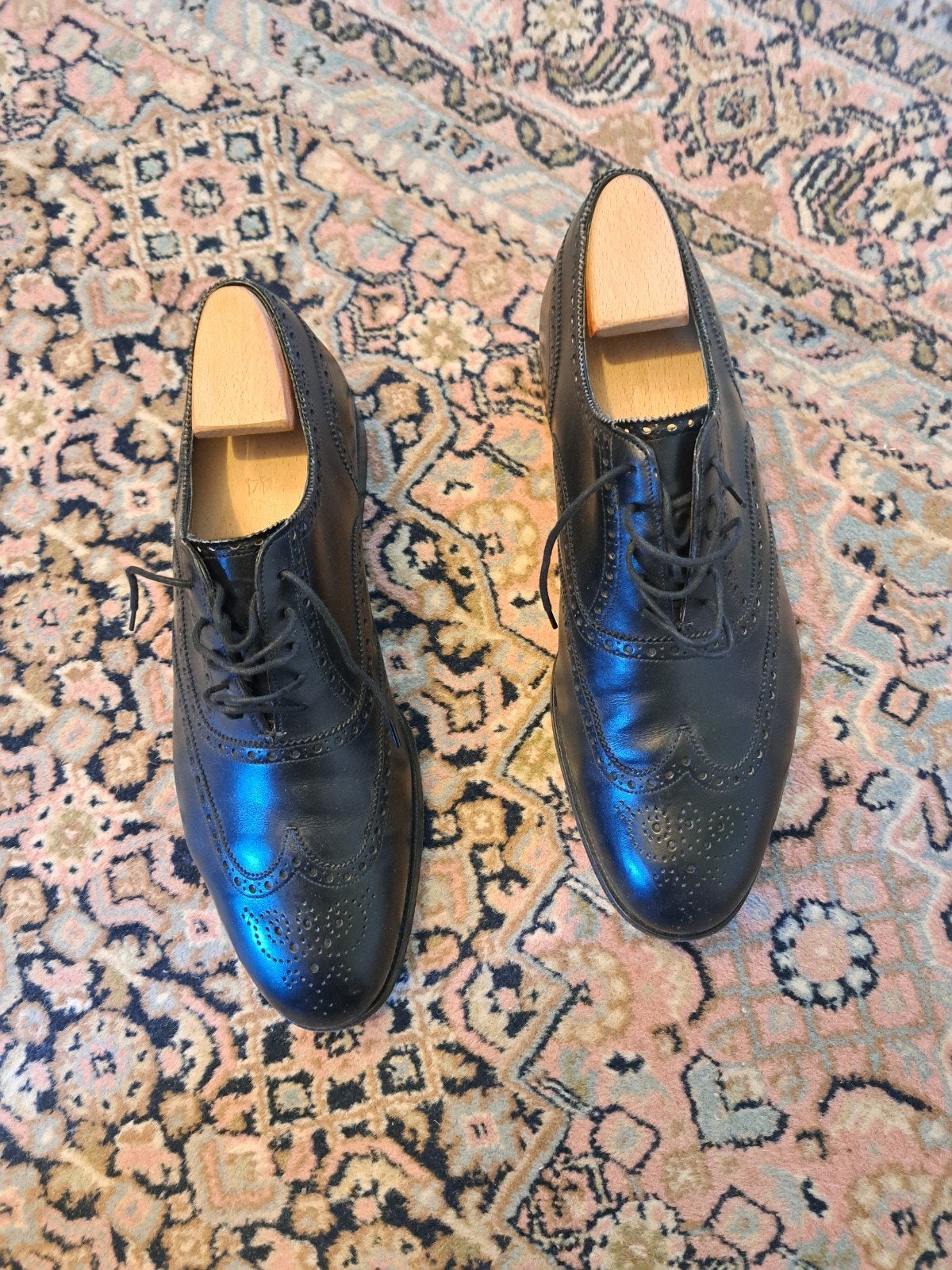 Edward Green brogues mt UK 10, Zwart, Ophalen of Verzenden, Zo goed als nieuw, Veterschoenen