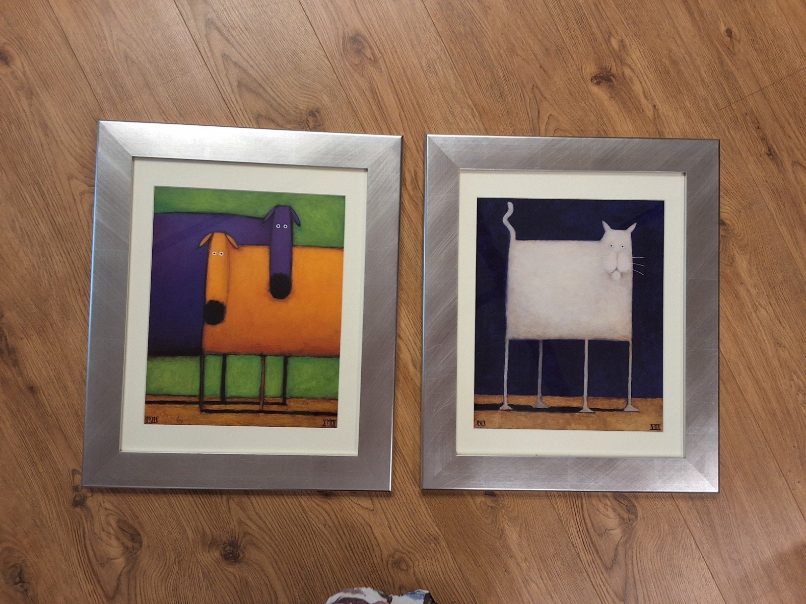 Daniel Patrick Kessler 'Square Pets' prints - 'Pals', Antiek en Kunst, Ophalen