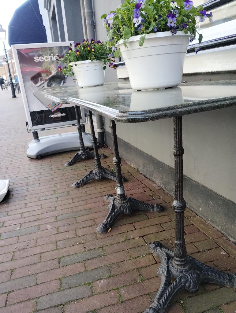 Terrastafels, Tuin en Terras, Tuintafels, Ophalen, Gebruikt, Rechthoekig, Overige materialen