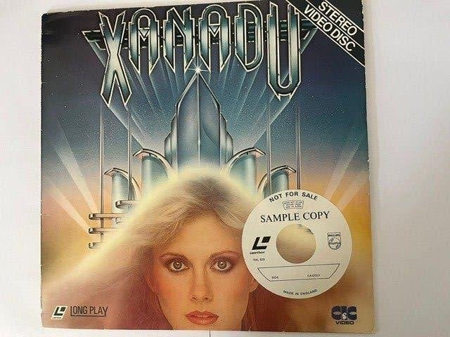 Xanadu- Olivia Newton-John- LASER DISC- SAMPLE COPY- PROMO !, Alle leeftijden, Ophalen of Verzenden, 1940 tot 1960, Actie en Avontuur