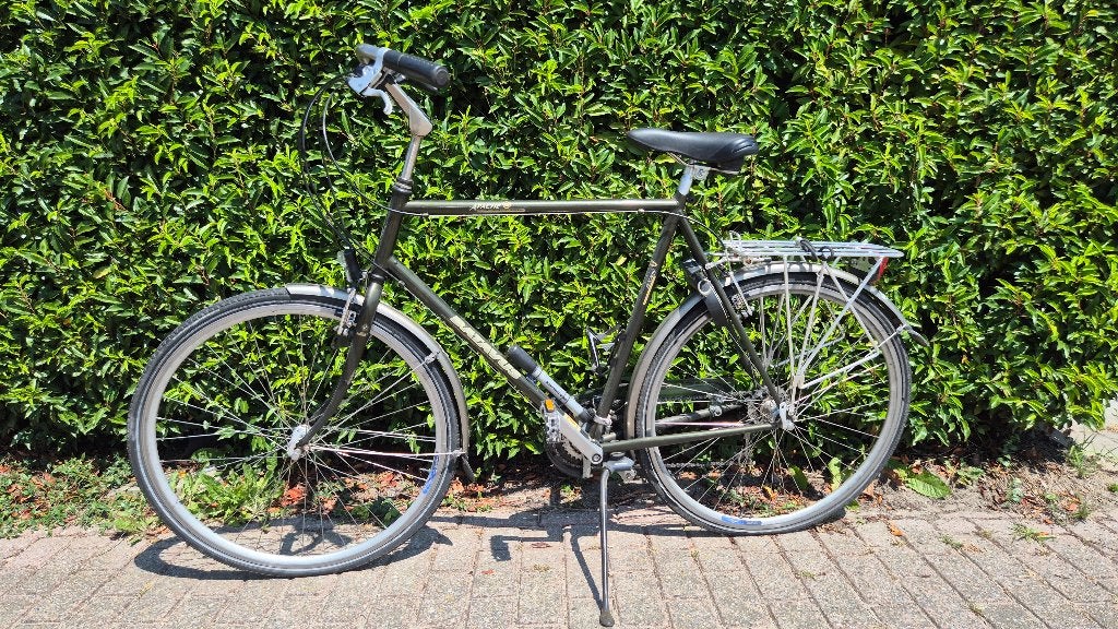 Batavus Apache herenfiets, Fietsen en Brommers, Fietsen | Heren | Herenfietsen, Ophalen, Gebruikt, Velgrem, Versnellingen