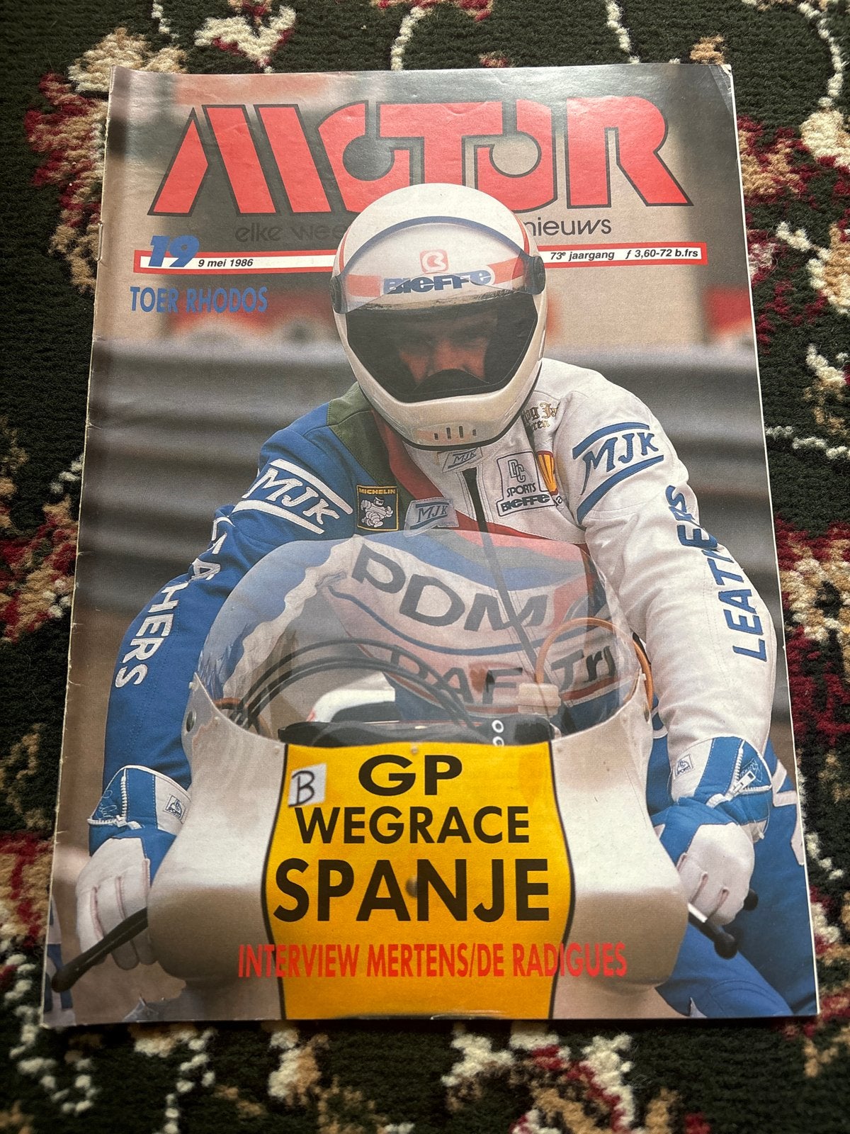 Motor Magazine 9 Mei 1986 - GP WeGrace Spanje, Ophalen of Verzenden, Gelezen, Algemeen