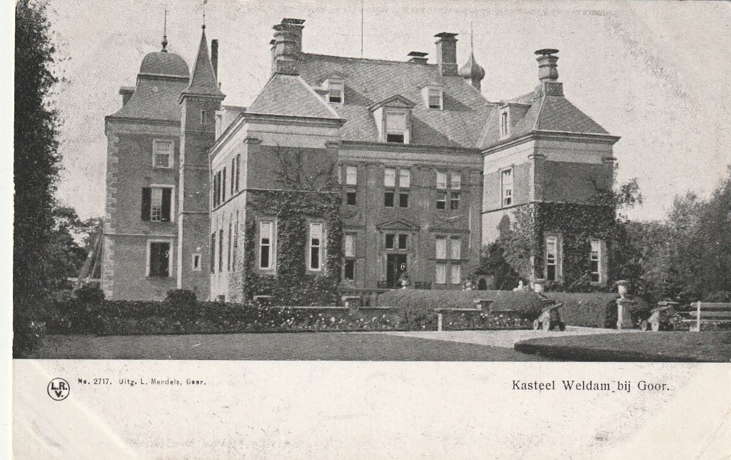 Goor kasteel Weldam, Verzenden, Voor 1920, Gelopen, Overijssel