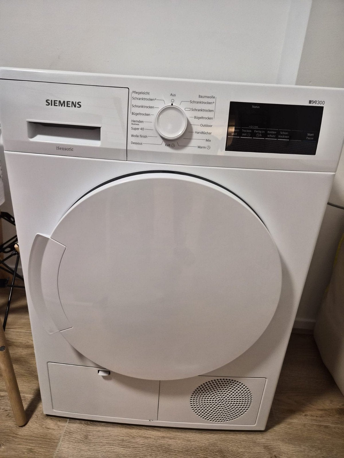 Zgan Siemens Isensoric warmtepomp droger, Witgoed en Apparatuur, Ophalen, 6 tot 8 kg, Zo goed als nieuw, 85 tot 90 cm