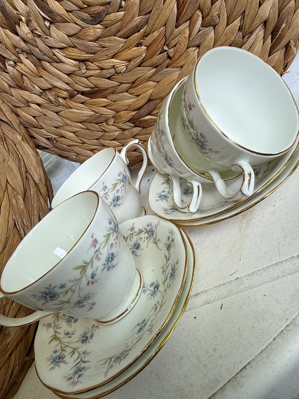 Duchess Bone China Tranquillity Kop en Schotel Set, Ophalen of Verzenden