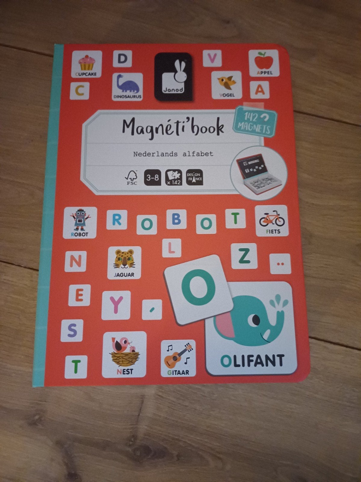 Janod magneetboek, Kinderen en Baby's, Speelgoed | Educatief en Creatief, Ophalen, Zo goed als nieuw