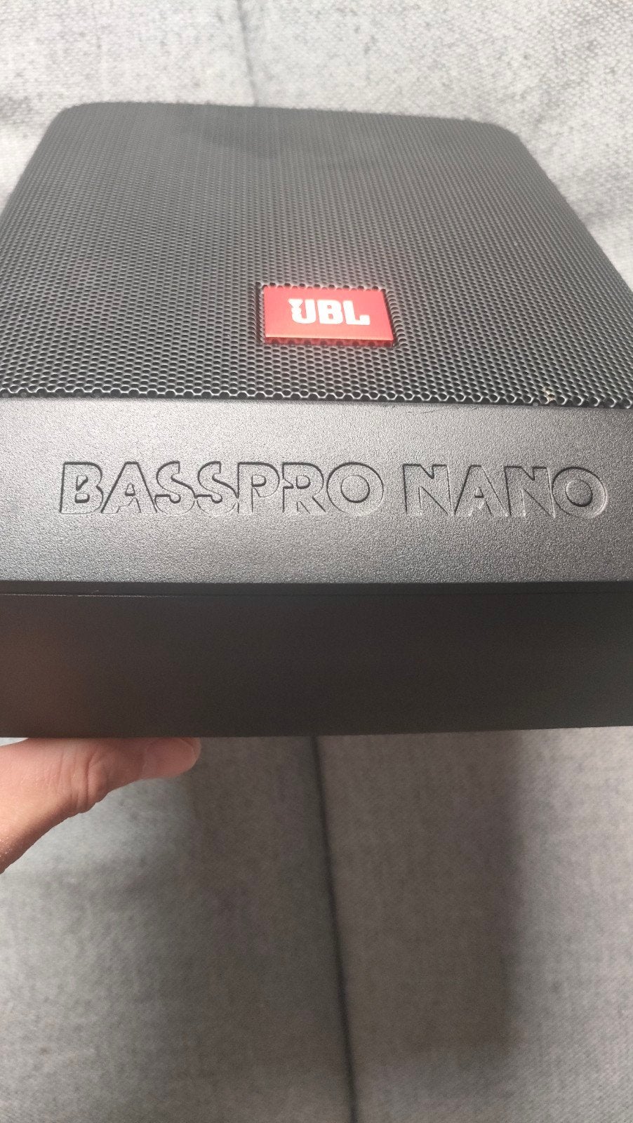 JBL BassPro Nano compacte actieve subwoofer, Ophalen of Verzenden, Zo goed als nieuw
