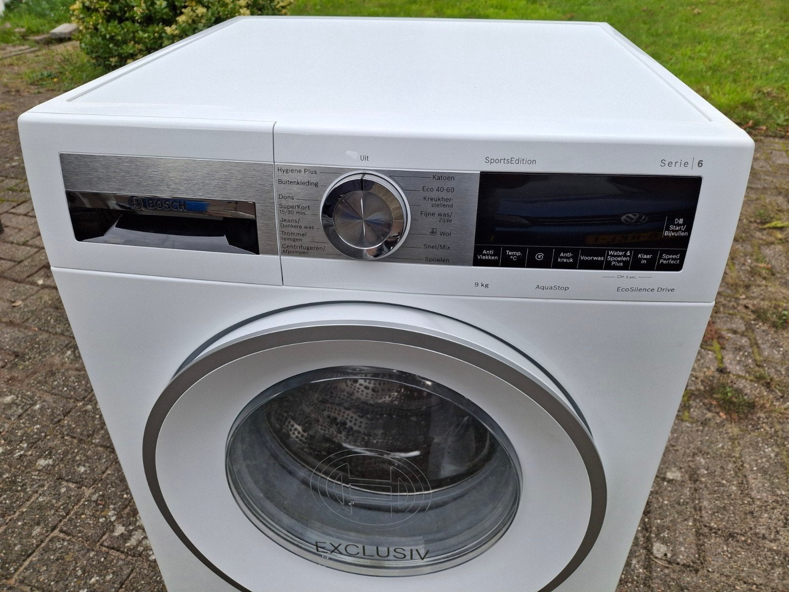 Bosch Serie 6 wasmachine 9kg trommel NIEUWSTAAT!!, Ophalen, 1200 tot 1600 toeren, 8 tot 10 kg, Zo goed als nieuw