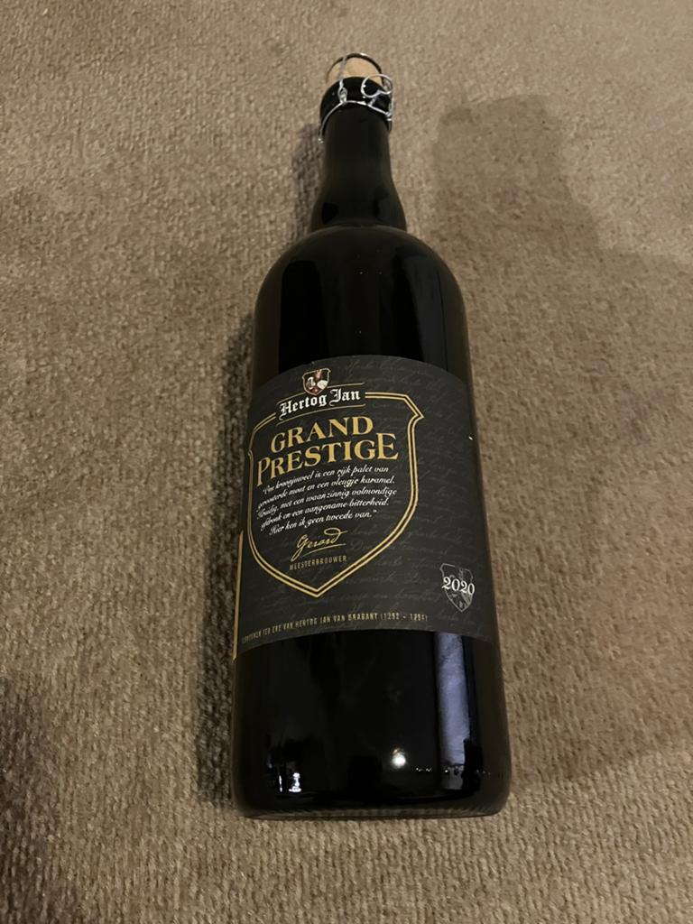 Hertog Jan Grand Prestige 2020 fles 75 cl, Verzamelen, Biermerken, Nieuw, Flesje(s), Hertog Jan, Ophalen
