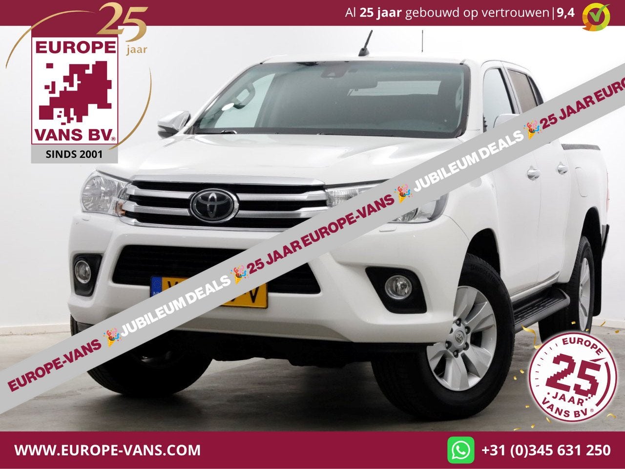 Toyota Hilux 2.4 D-4D-F 150pk E6 4WD 4x4 Double Cab Automaat, Auto's, Automaat, Gebruikt, Euro 6, 4 cilinders