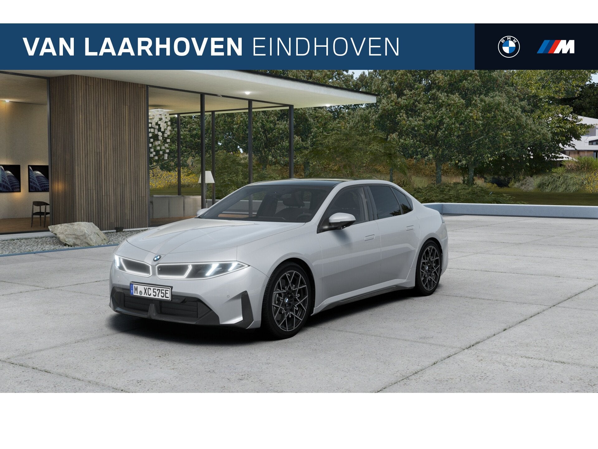 BMW i3 50 xDrive M Sport / Panoramadak / Trekhaak / 3D Head-, Auto's, Automaat, Dealer onderhouden, Zwart, Leder