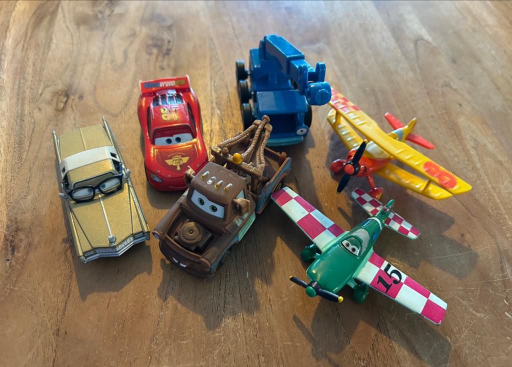 Disney Cars en Planes Speelgoedfiguren Set, Ophalen of Verzenden, Gebruikt