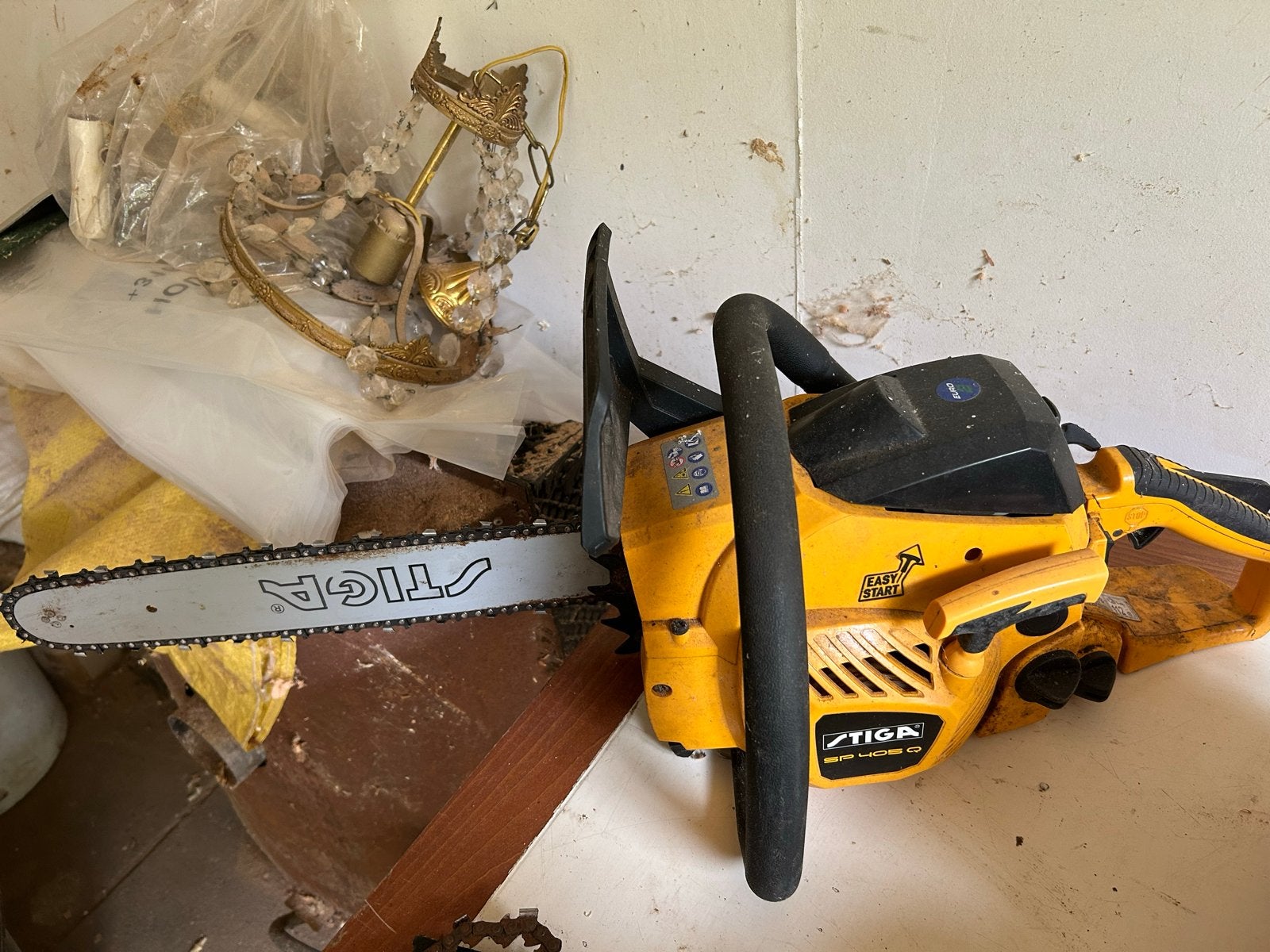3 Kettingzagen: Stiga, Husqvarna, Stihl - Oliepomp vervangen, Ophalen, Gebruikt, 70 mm of meer, Kettingzaag