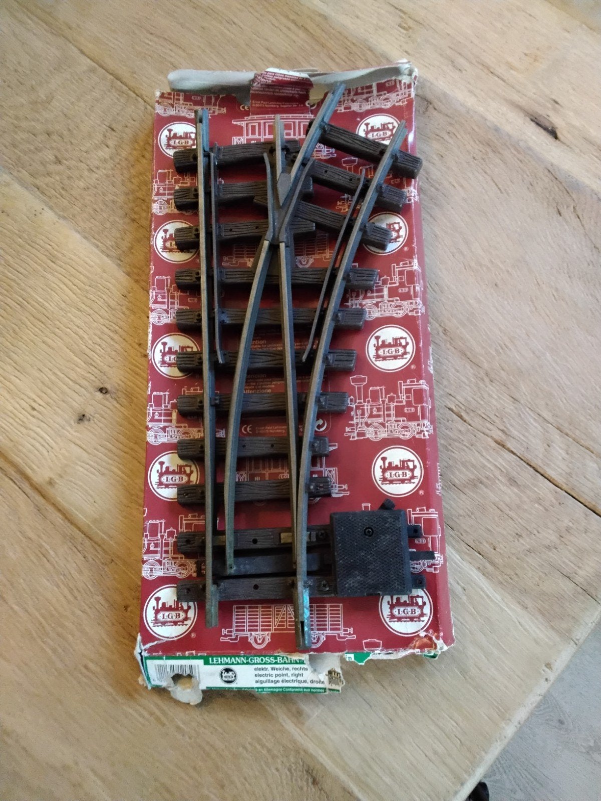 LGB Spoor Wissels  3 stuks, Ophalen, Gebruikt, Gelijkstroom, Rails