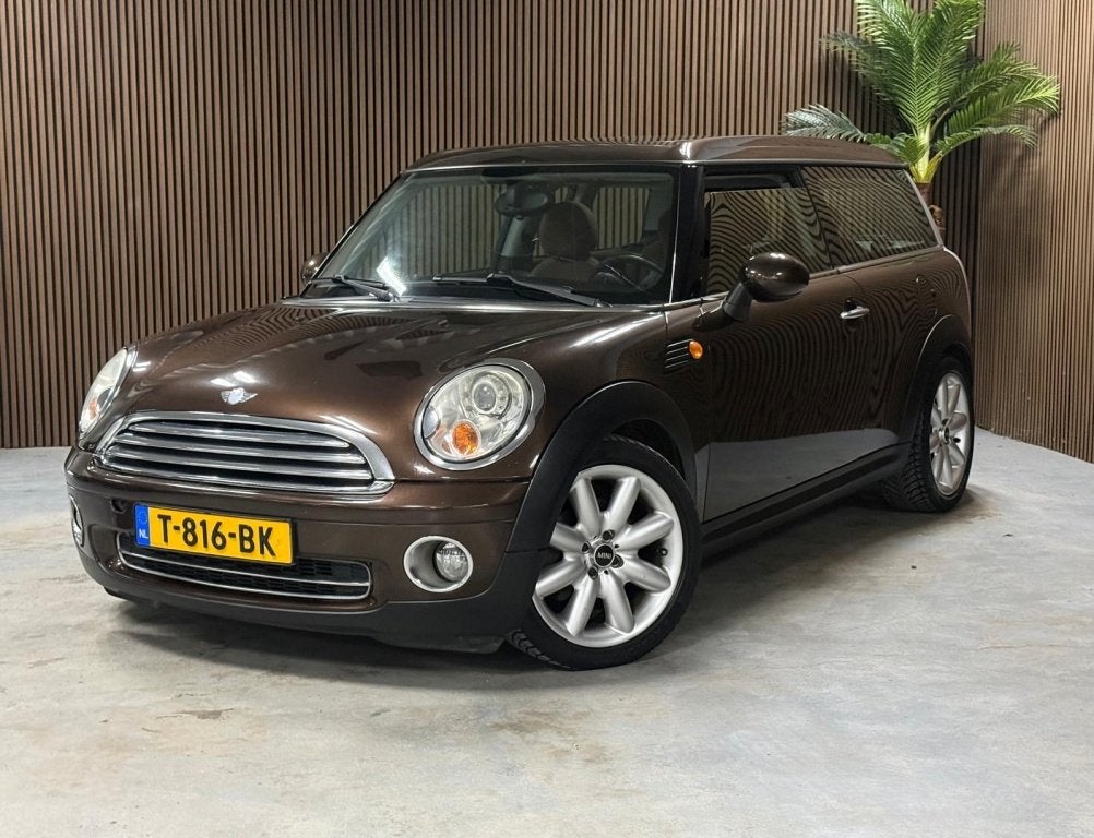 MINI Clubman 1.6 Cooper (bj 2008), Auto's, Voorwielaandrijving, Gebruikt, 4 cilinders, Bruin