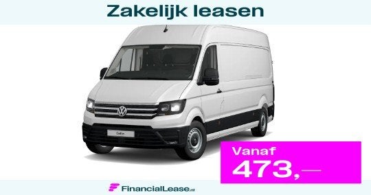 Volkswagen Crafter 2.0 TDI L4H3 177PK Automaat | Airco | Cru, 12 maanden, Stof, Gebruikt, Volkswagen