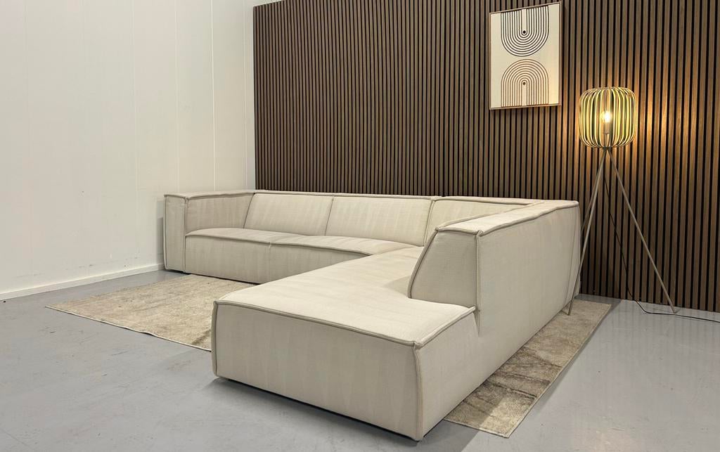 By Sidde - Hoekbank - Sommer - Oat Beige - Nette Staat, Ophalen of Verzenden, Zo goed als nieuw, 150 cm of meer, Vierpersoons of meer