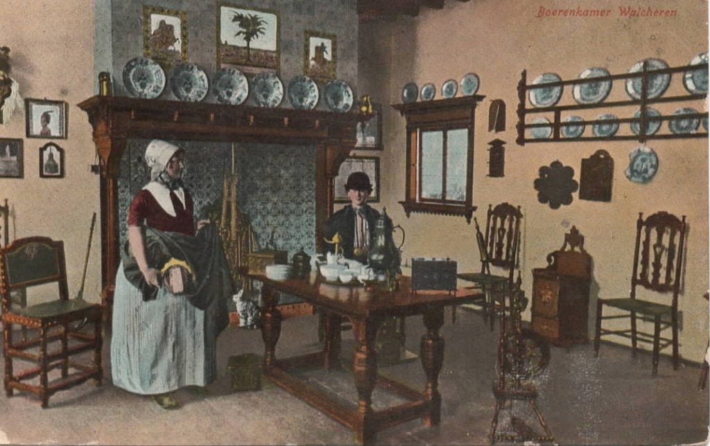 Middelburg Boerenkamer Walcheren, Verzenden, Voor 1920, Gelopen, Zeeland