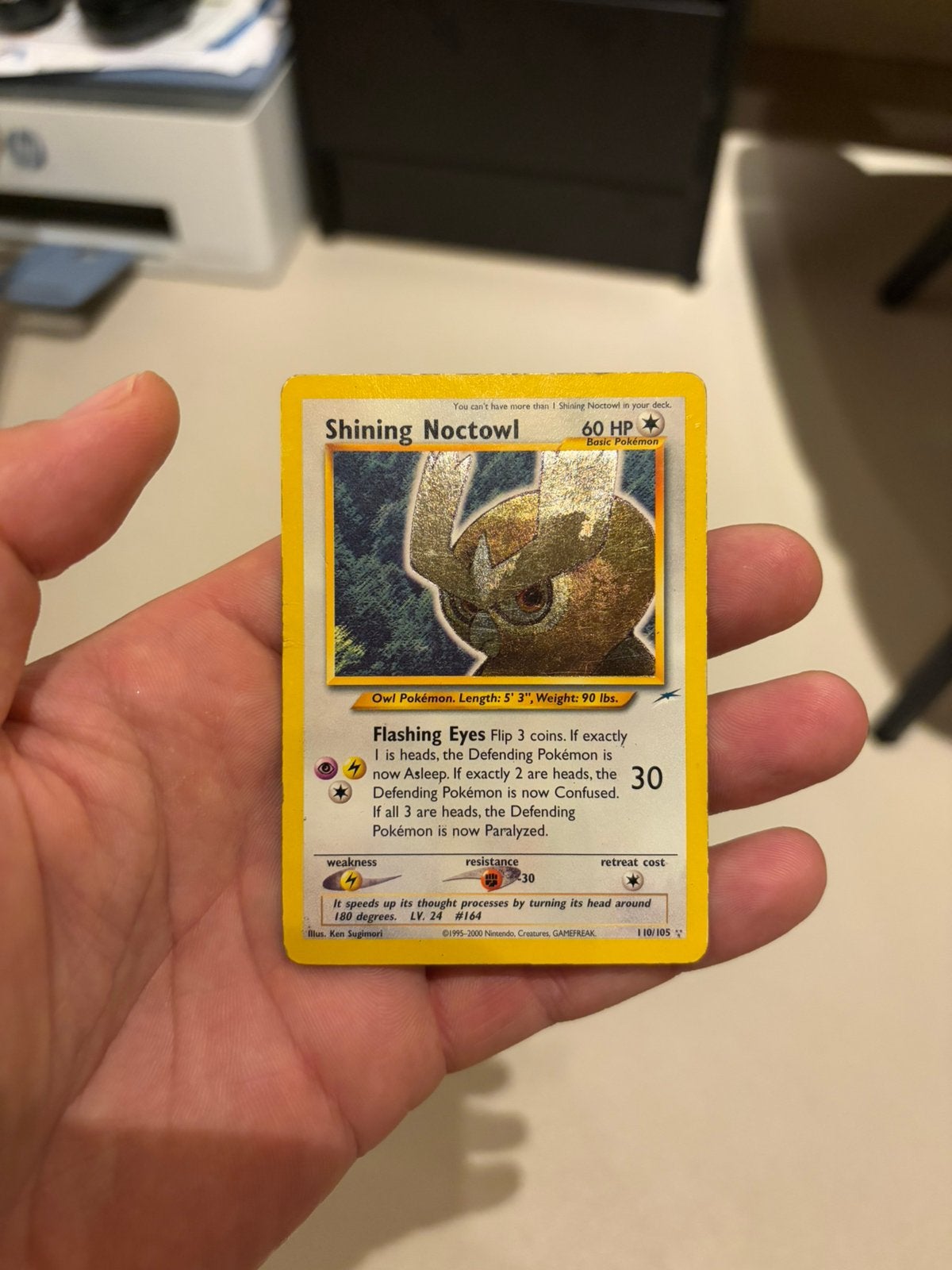 Shining Noctowl 110/105 raw, Ophalen of Verzenden, Zo goed als nieuw