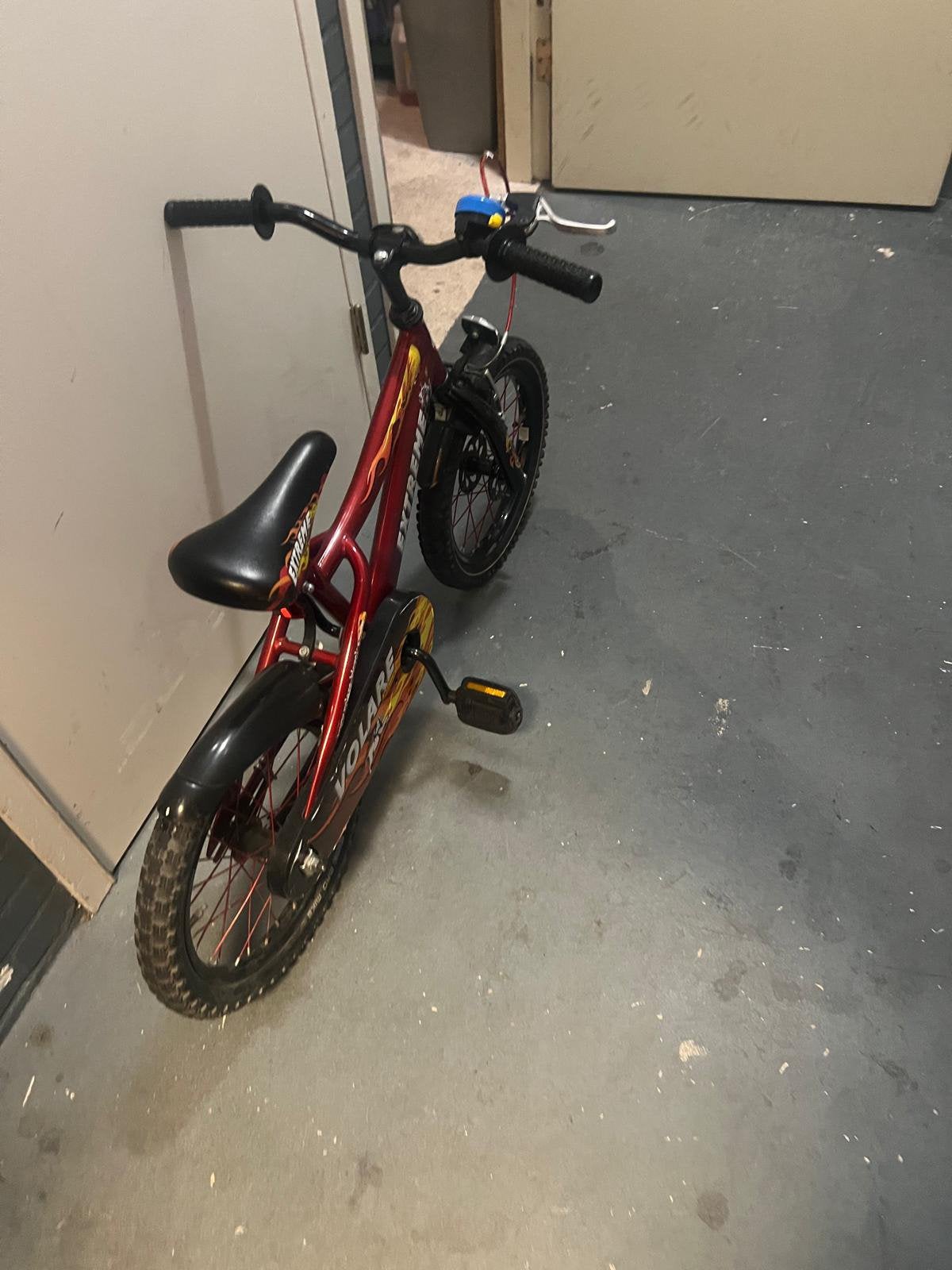 Kinderfiets, Fietsen en Brommers, Ophalen, Terugtraprem, Staal, 16 tot 20 inch