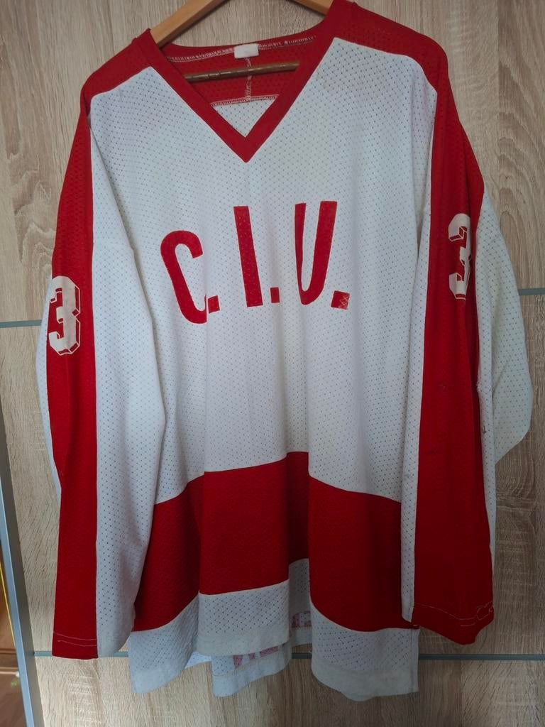 Vintage IJshockey Shirt Smoke Eaters - Uniek verzamelobject, Sport en Fitness, IJshockey, Ophalen of Verzenden, Kleding