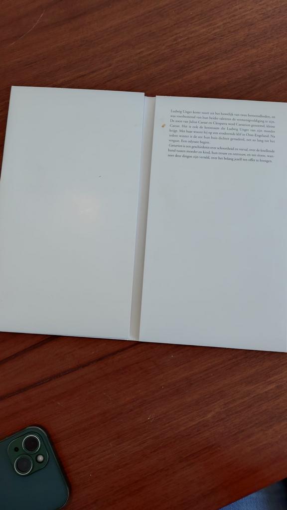 Tommy Wieringa leest Caesarion - Audioboek CD, Ophalen of Verzenden, Cd, Volwassene