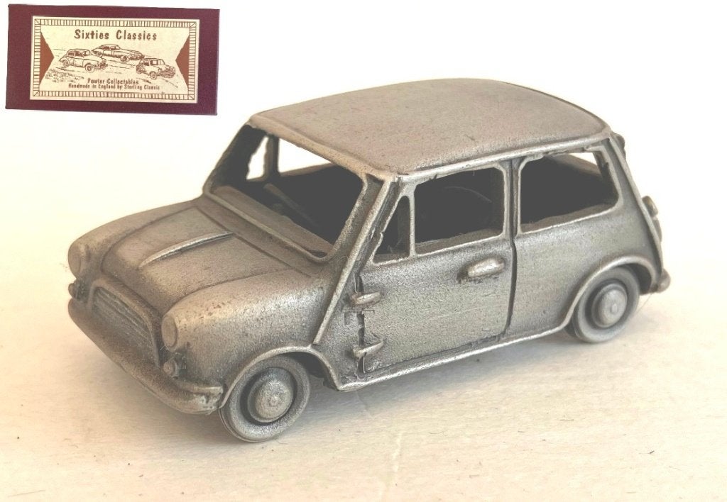 Mini Cooper *Sixties Classics* PEWTER 1:60., Ophalen of Verzenden, Zo goed als nieuw, Auto