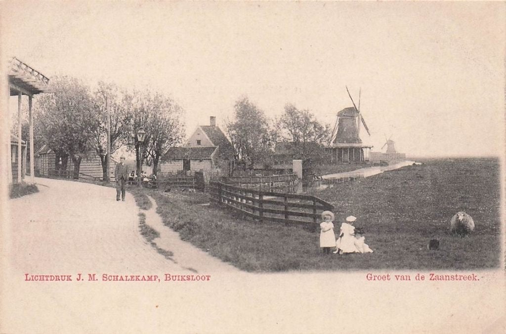 702-343-037 Groet Van De Zaanstreek, Verzenden, Voor 1920, Noord-Holland