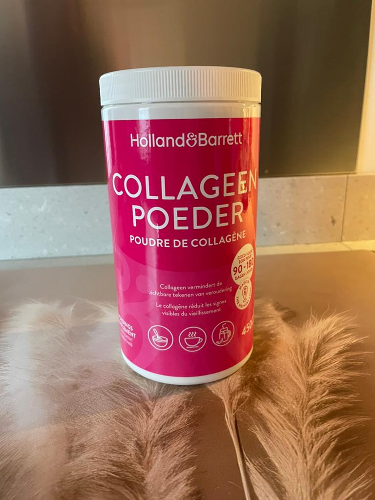 Collageen poeder Holland&Barrett, Sieraden, Tassen en Uiterlijk, Uiterlijk | Dieet en Afvallen, Ophalen, Zo goed als nieuw