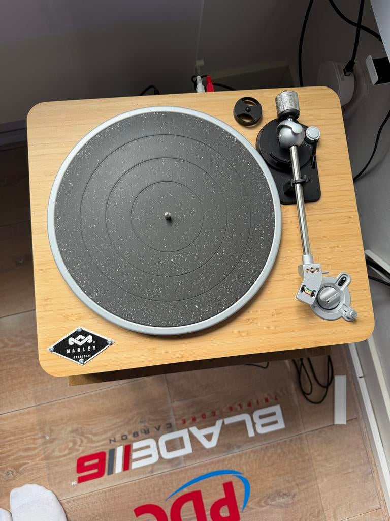 House of Marley Stir It Up Platenspeler Bamboe, Zo goed als nieuw, USB-aansluiting, Platenspeler, Ophalen