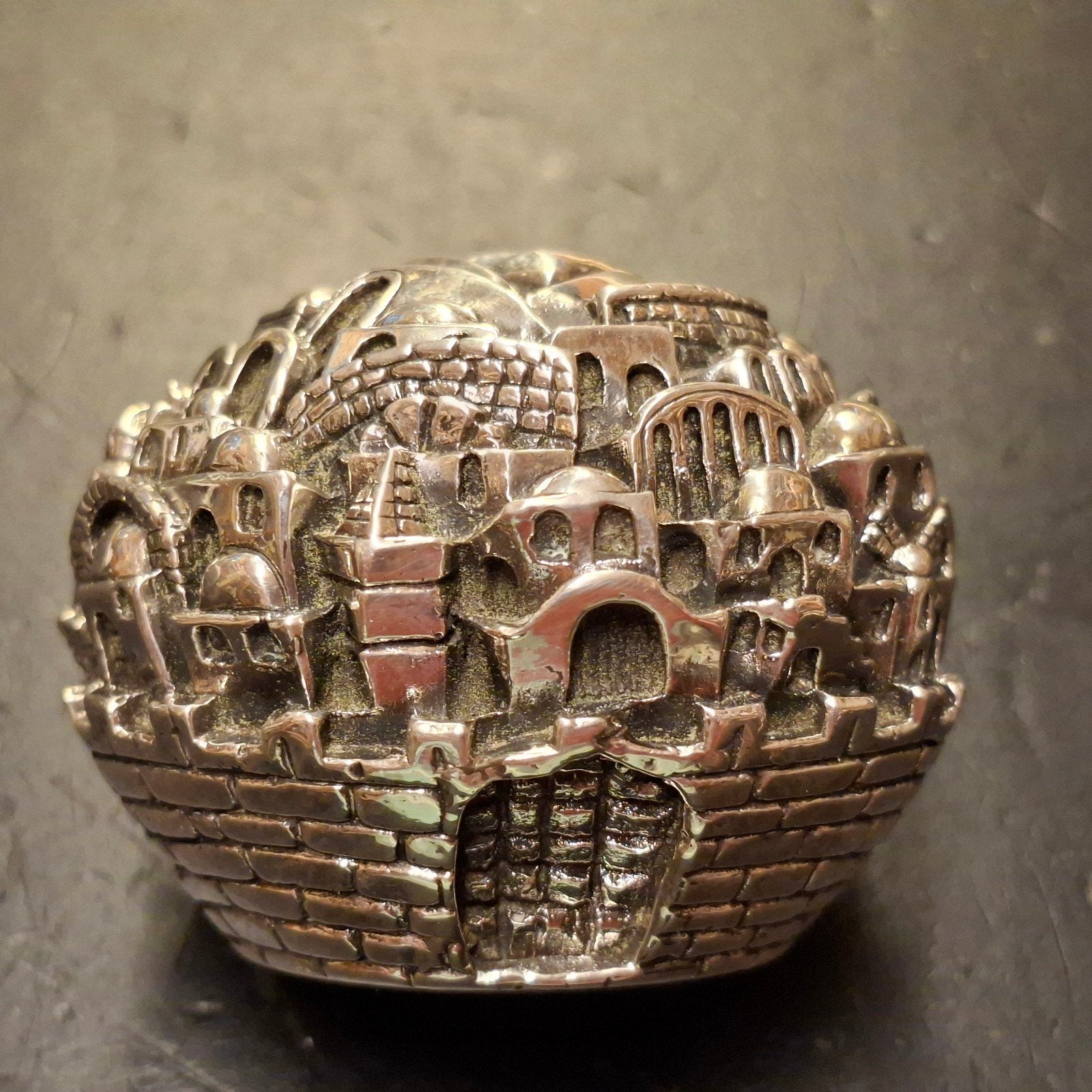 JUDAICA, JERUSALEM, ZILVER925, PRESSE PAPIER..., Ophalen of Verzenden