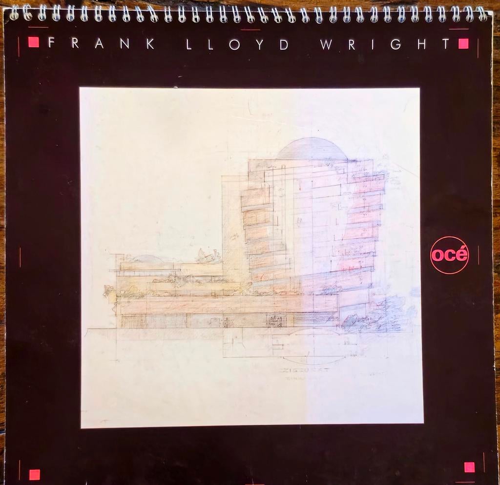 FRANK LLOYD WRIGHT Posterboek, Verzenden, Zo goed als nieuw, Architecten