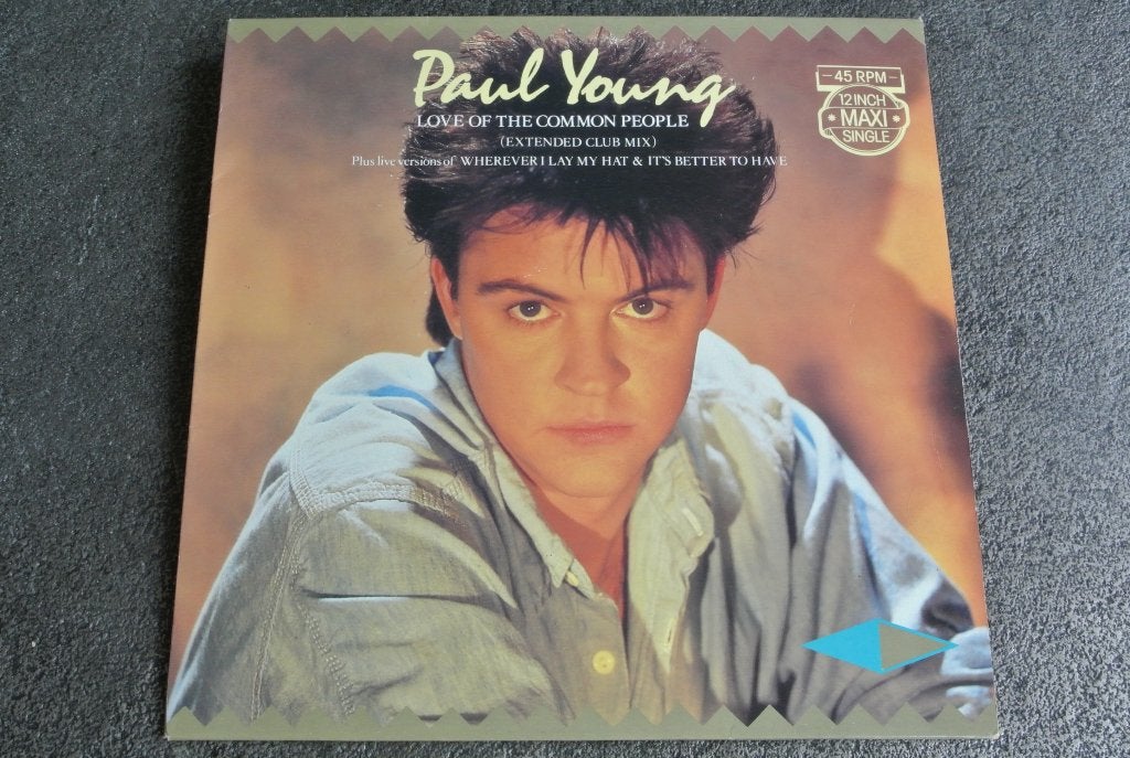 Paul Young – Love Of The Common People (12”), Cd's en Dvd's, Vinyl | Pop, LP, Originele persing, Ophalen of Verzenden, Zo goed als nieuw