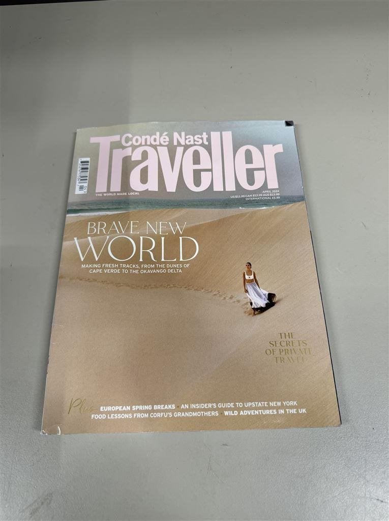Conde Naste Traveller - April 2024 - Brave New World, Ophalen of Verzenden, Zo goed als nieuw, Wetenschap en Natuur