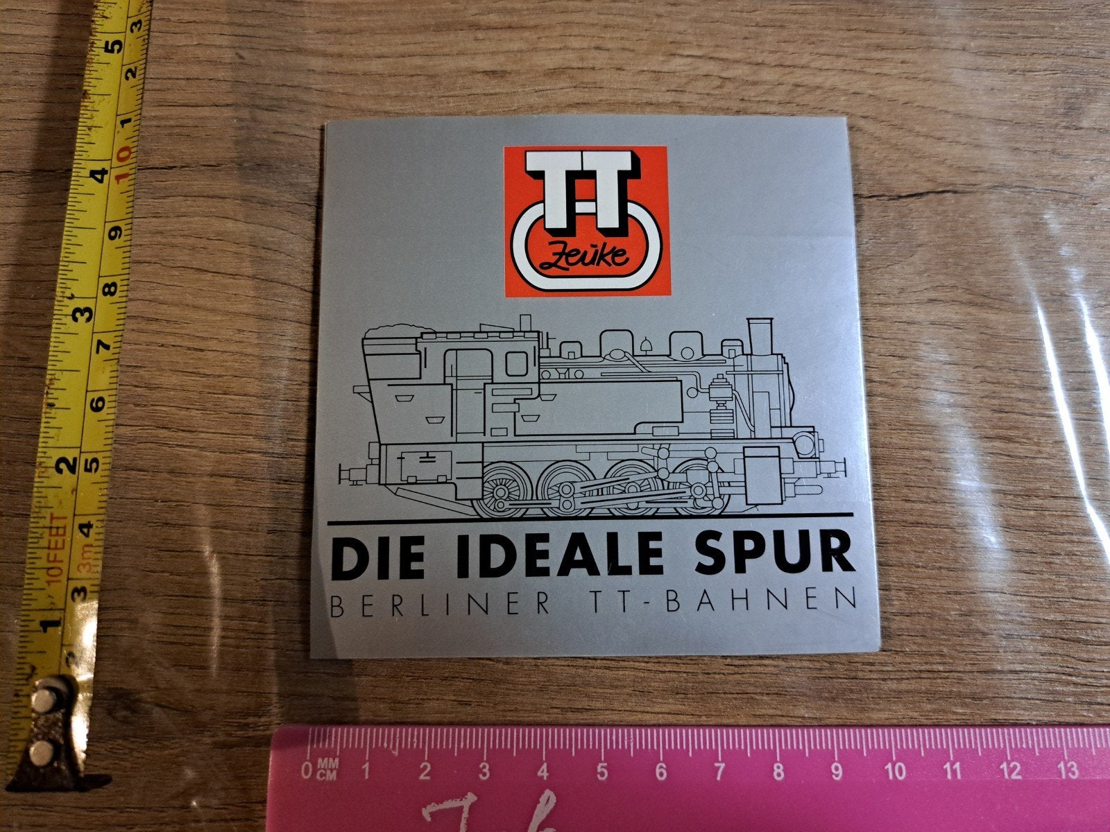 Sticker TT Zeuke Berliner TT Bahnen Die Ideale Spur, Ophalen of Verzenden