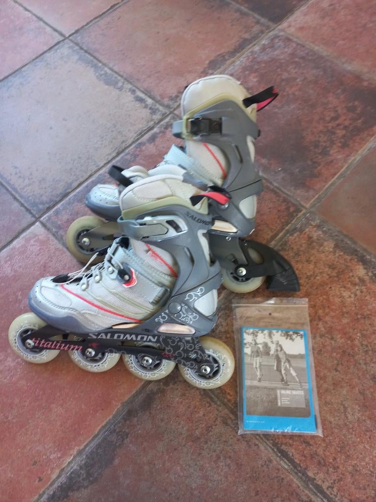 Salomon Inline Skates mt. 40, Gebruikt, Inline skates 4 wielen, Dames, Salomon
