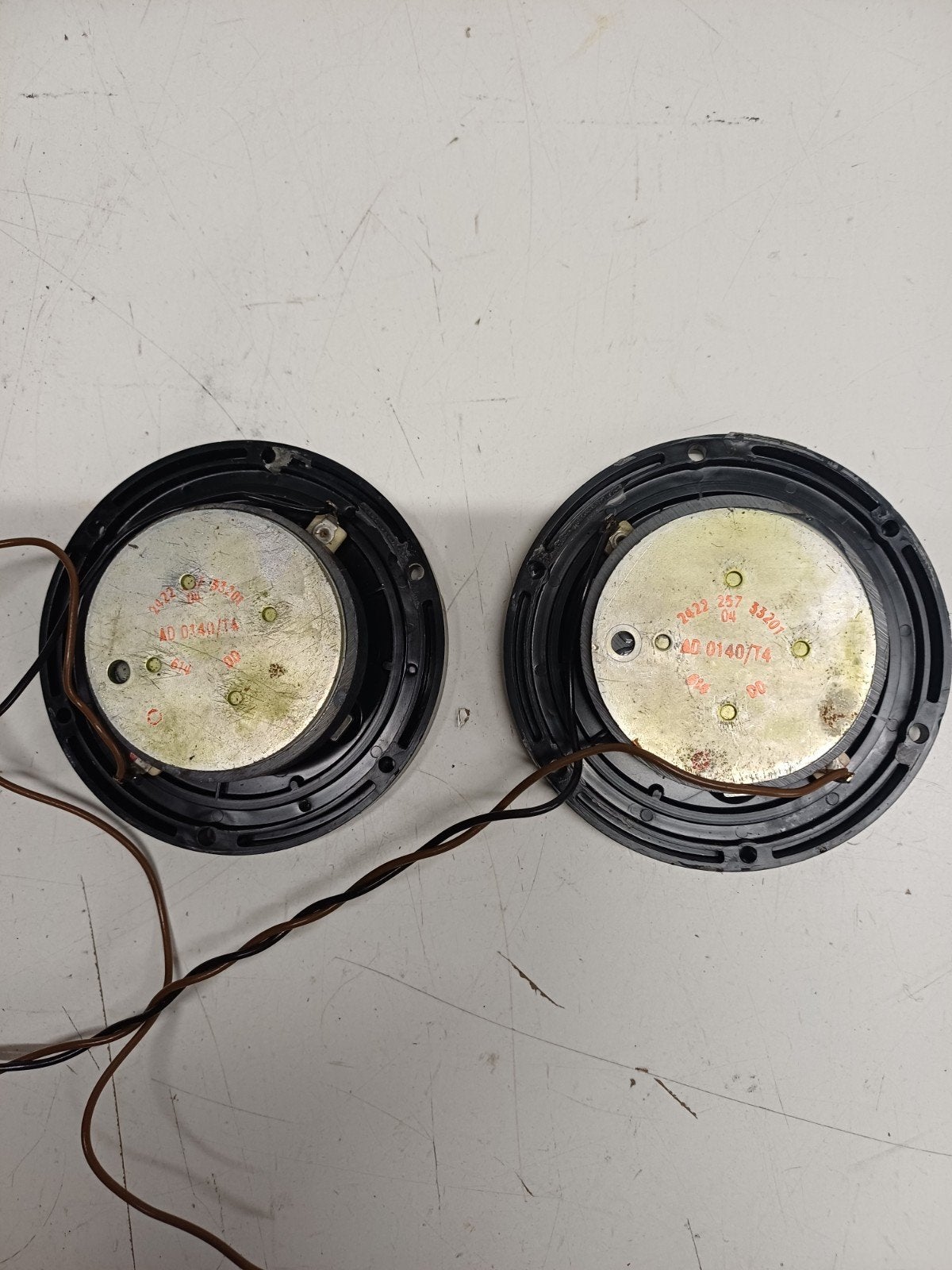 Philips AD0140 / T4 tweeters - 2 stuks, goede staat, Philips, Gebruikt, Overige typen, Ophalen of Verzenden