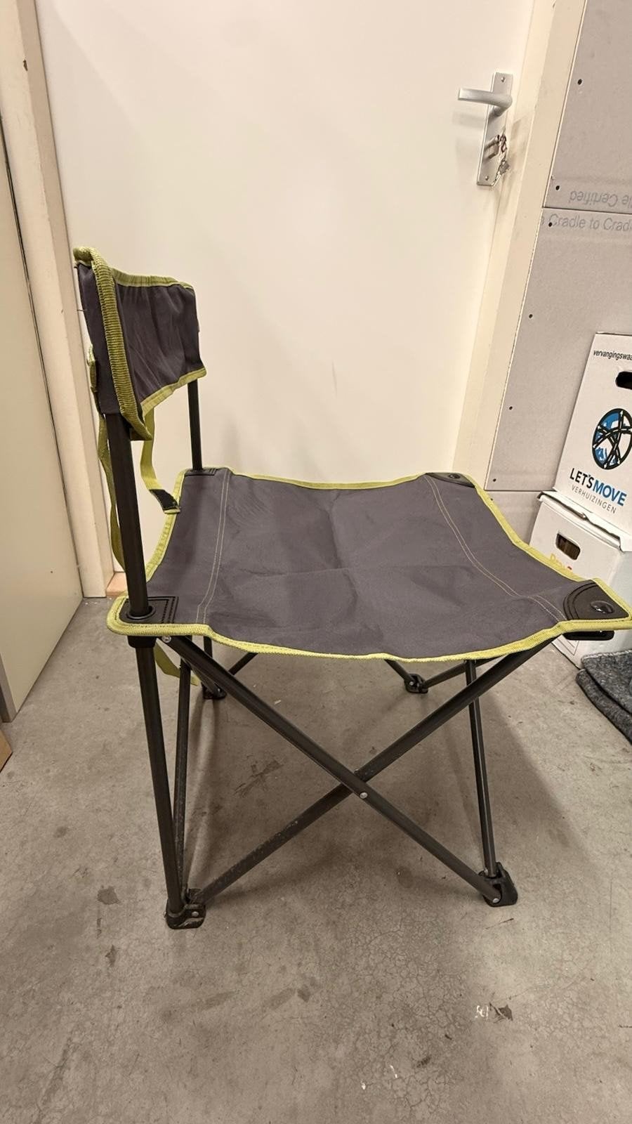 Compacte opvouwbare campingstoelen - Quechua, Caravans en Kamperen, Ophalen of Verzenden, Gebruikt, Campingstoel