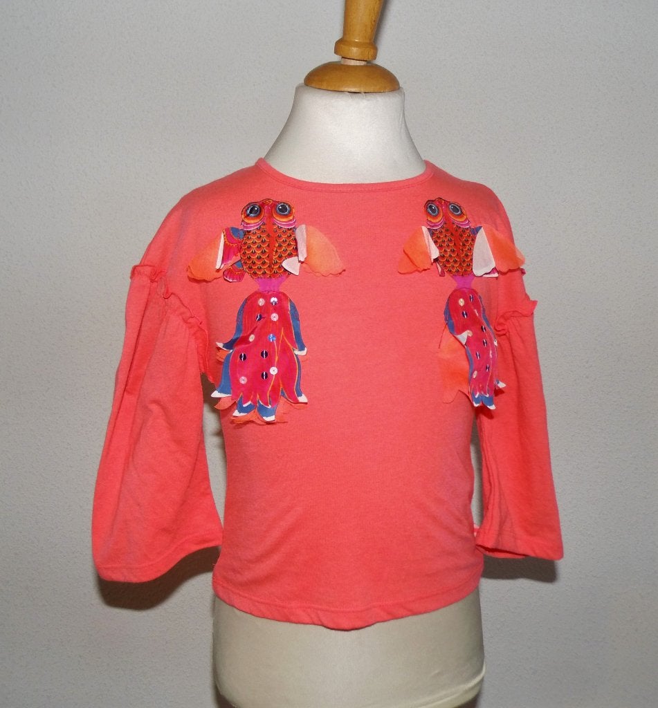 nieuwe Billieblush longsleeve maat 98 goudvis sluiervis, Billieblush, Meisje, Nieuw, Ophalen of Verzenden