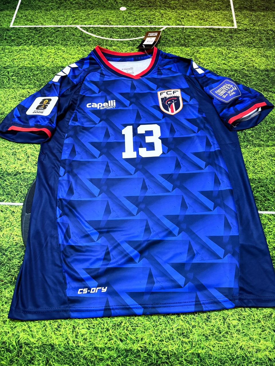 Cabo Verde WK2026 jersey/sets LOPES CABRAL VOZINHA, Ophalen of Verzenden, Zo goed als nieuw, Shirt