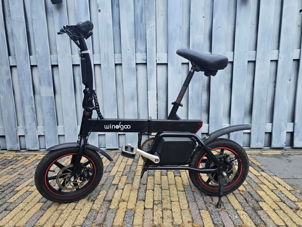 Wingoo opvouwbare elektrische fiets - Zwart, Overige merken, Gebruikt, Ophalen of Verzenden, Minder dan 47 cm