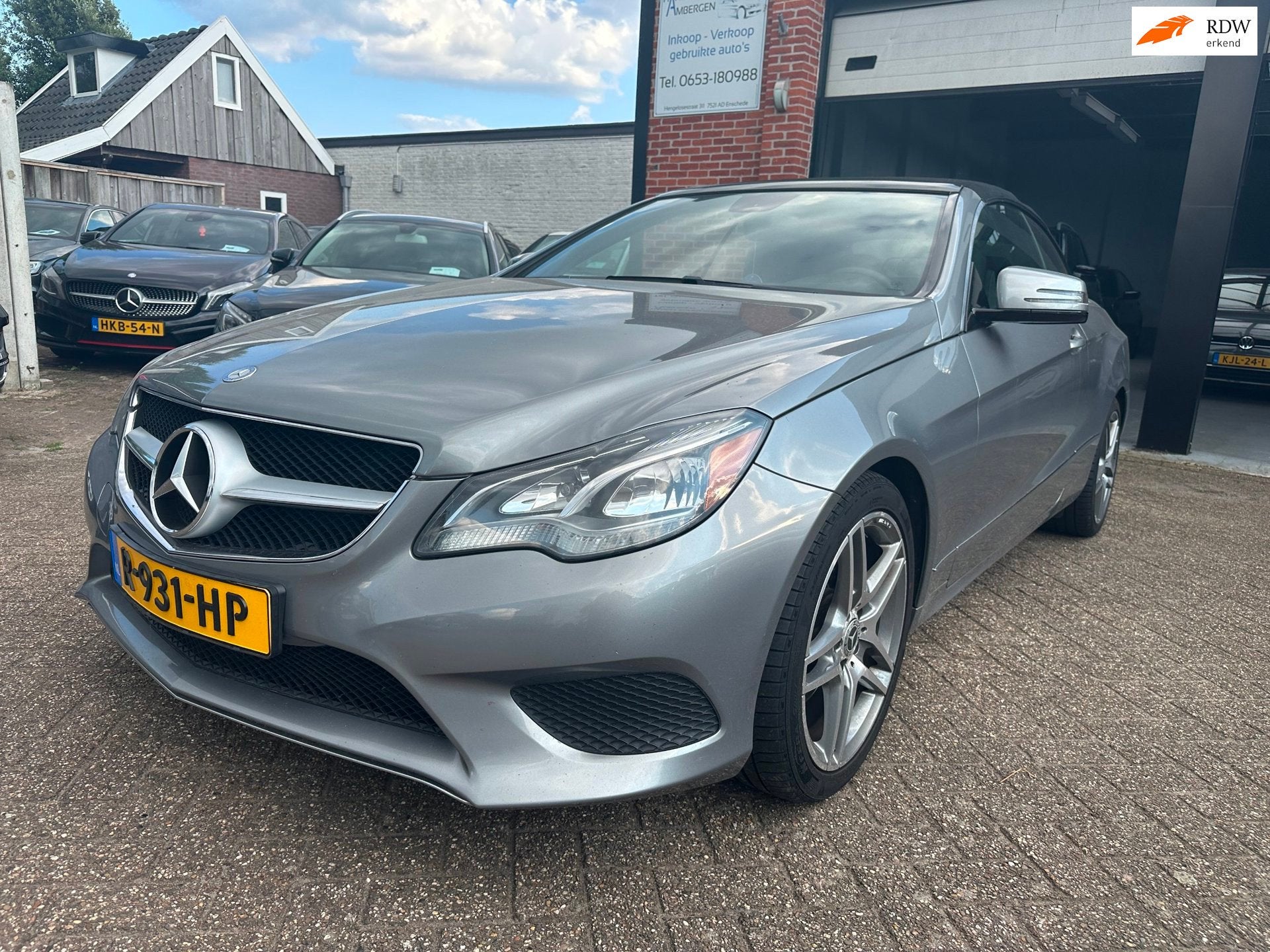 Mercedes-Benz E-klasse Cabrio 350 Prestige Cabrio AMG Pakket, Auto's, Automaat, Euro 5, Achterwielaandrijving, Zwart